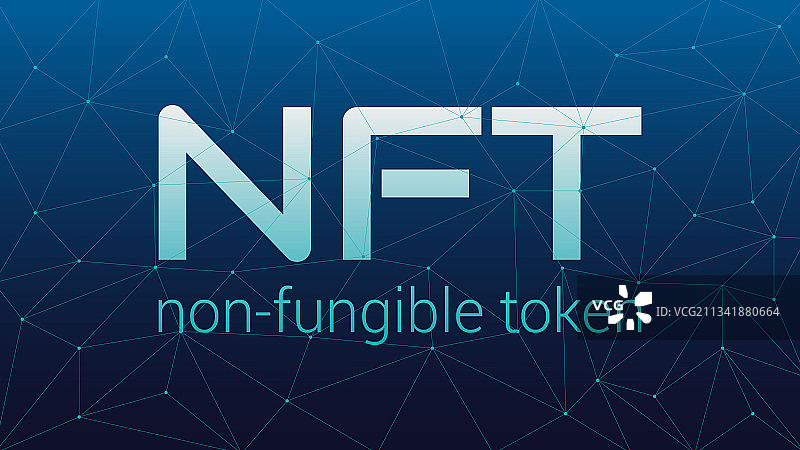 NTF概念区块链技术加密货币图片素材