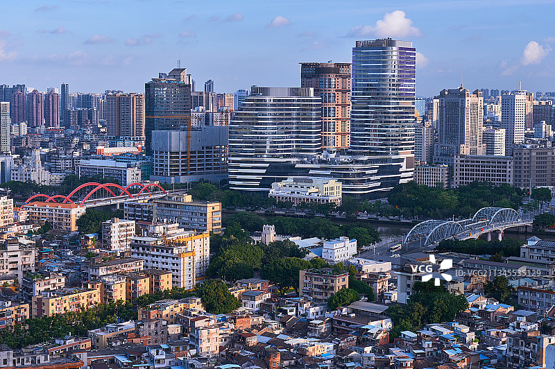 中国广州海珠区城市建筑景观图片素材