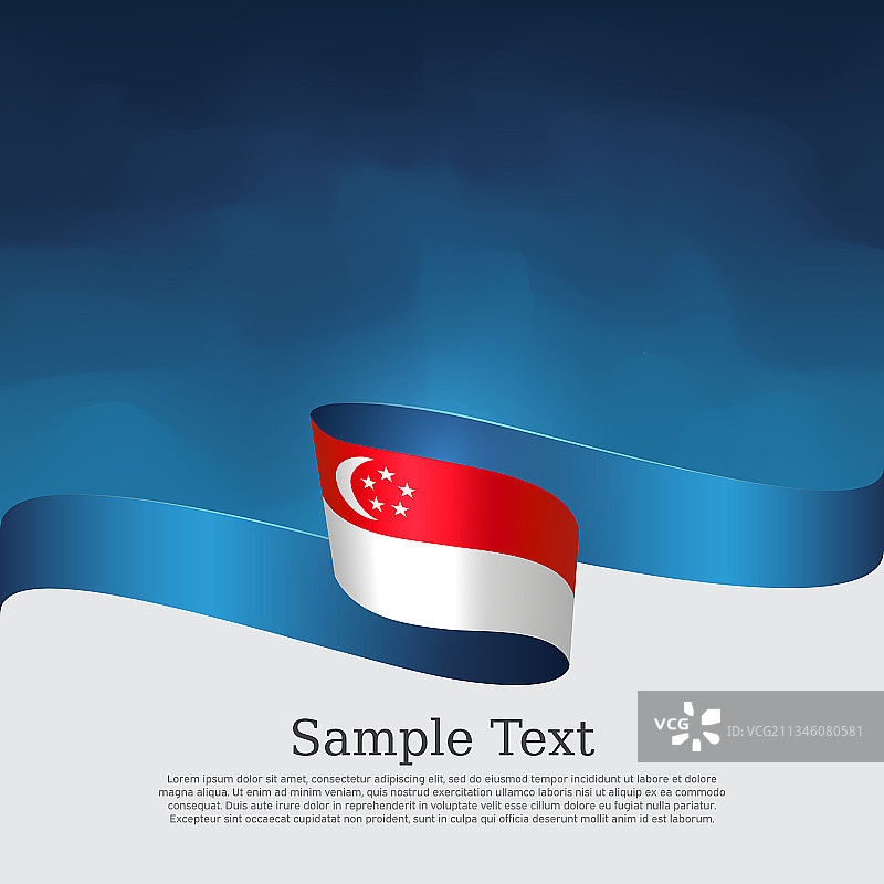 新加坡国旗背景新加坡国旗波浪图片素材