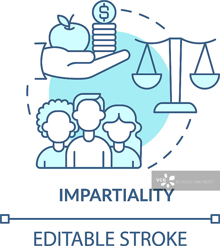 公正性和社会关系概念图标图片素材
