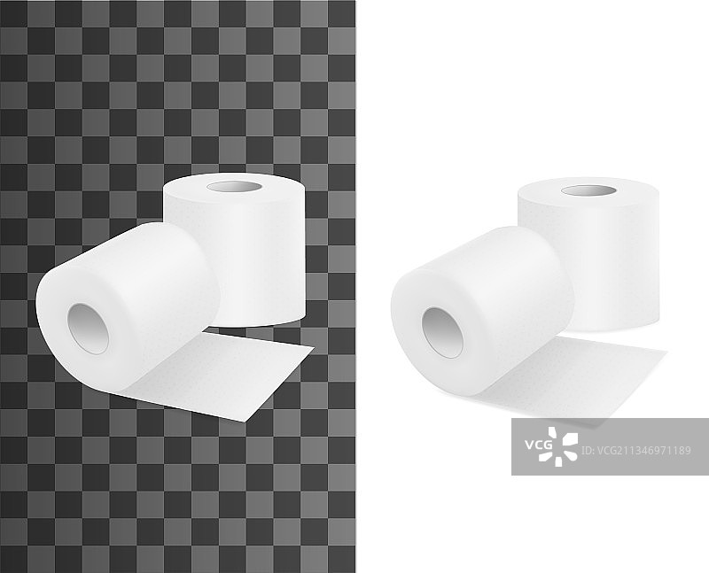 厕所卷逼真的卫生纸3d模型图片素材
