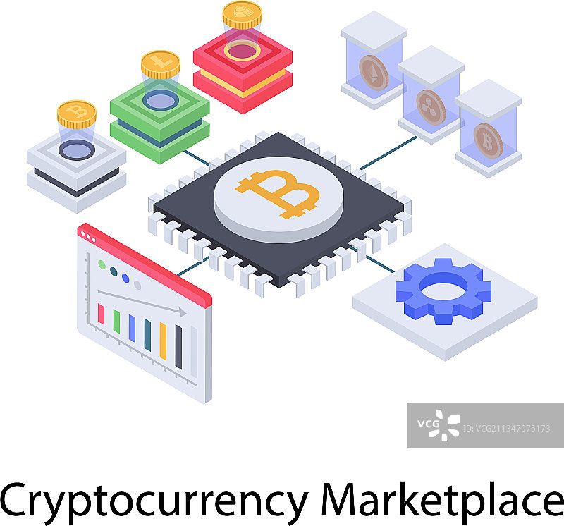 cryptocurrency市场图片素材