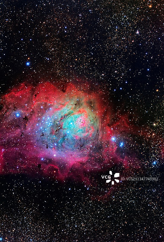 人马座M8/MS2礁湖星云图片素材