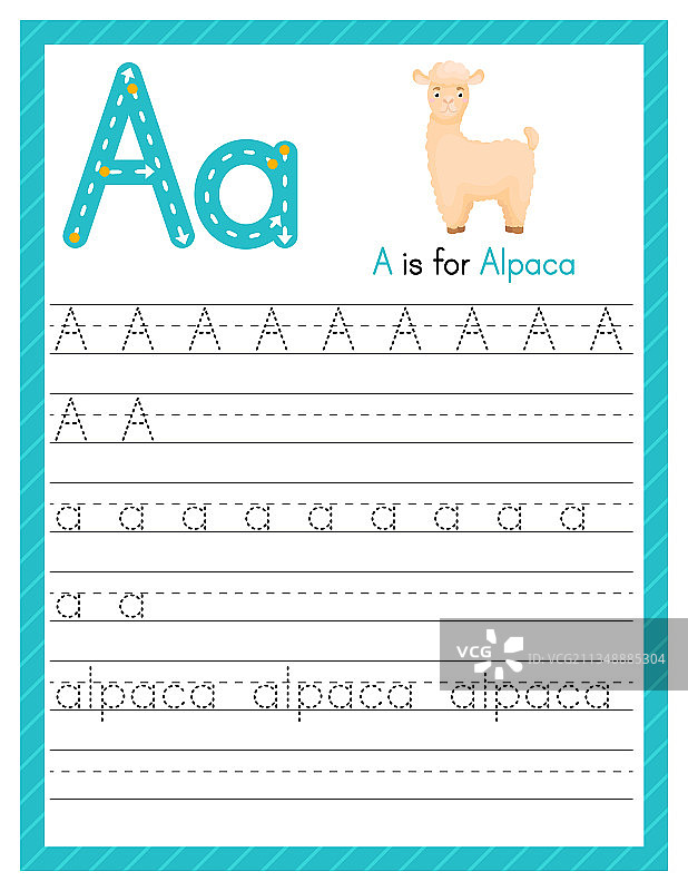 描出字母为大写字母和小写字母图片素材