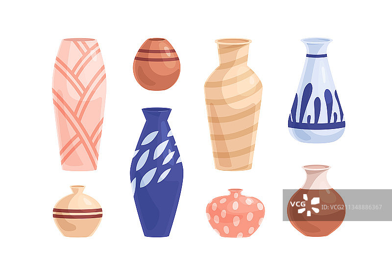 陶器和陶器是指各种陶器图片素材