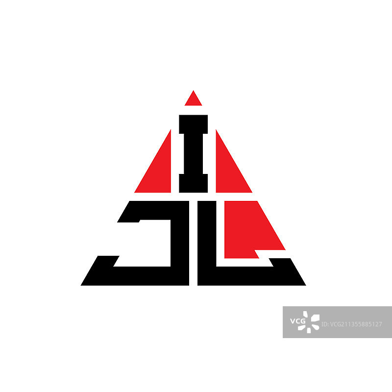 Ijl三角形字母标志设计用三角形图片素材