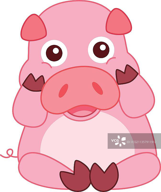 粉色的猪图片素材