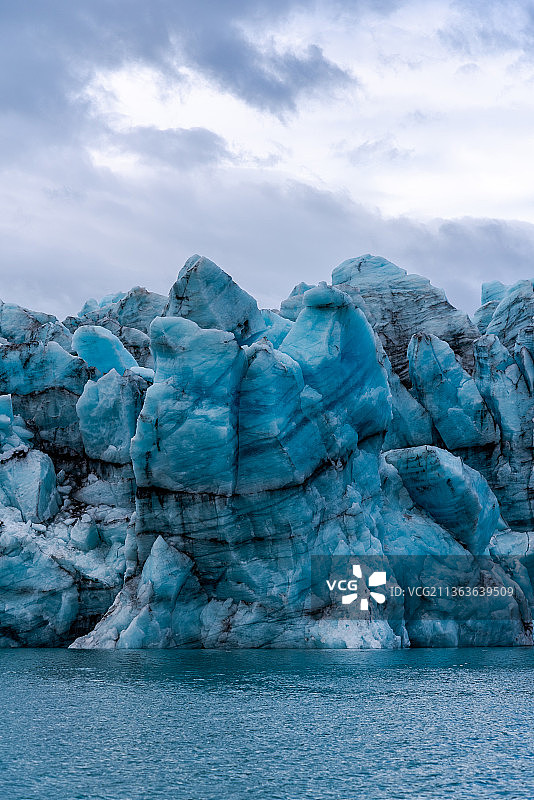 冰岛 冰河湖 钻石冰沙滩 日出图片素材