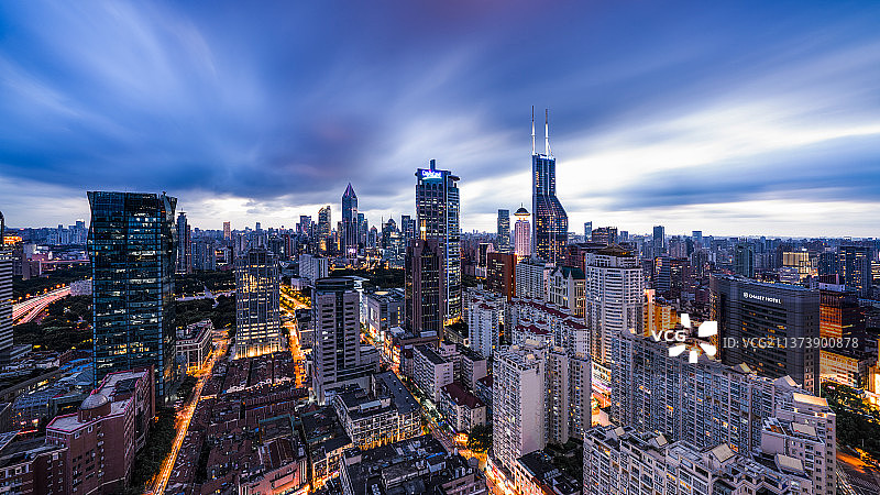 风起云涌 Panorama of Shanghai图片素材