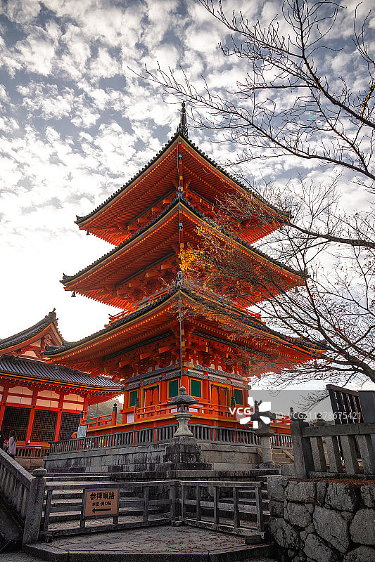 京都著名的建筑与寺庙图片素材