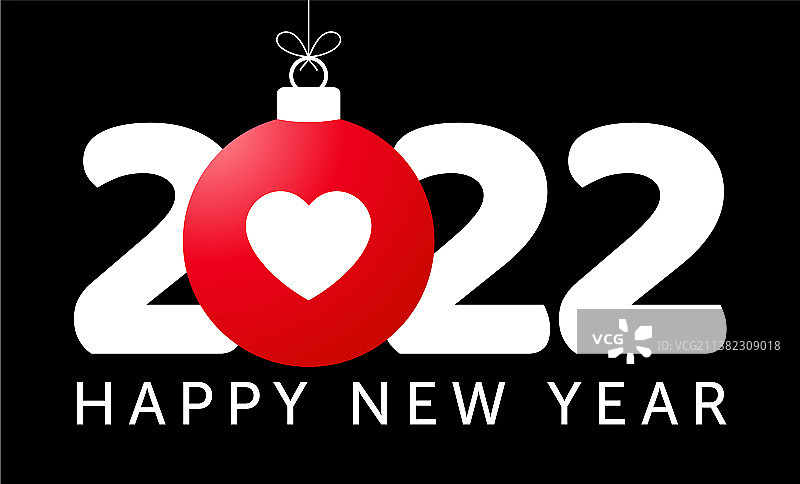 2022年爱情新年快乐2022年同图片素材