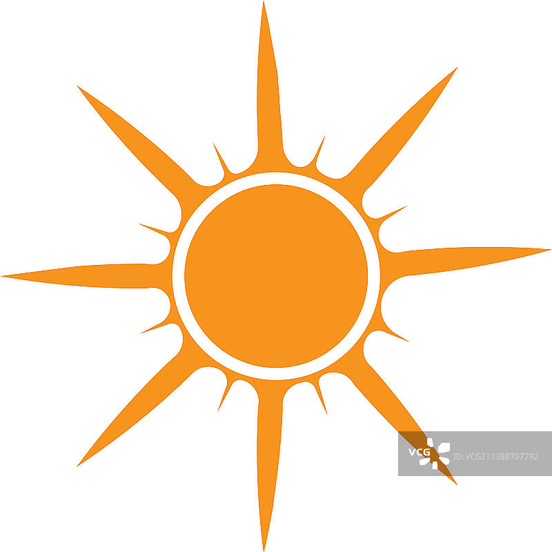 太阳标志和符号明星图标网图片素材