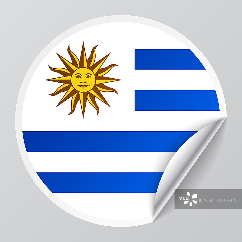 Eps10爱国背景，乌拉圭国旗图片素材