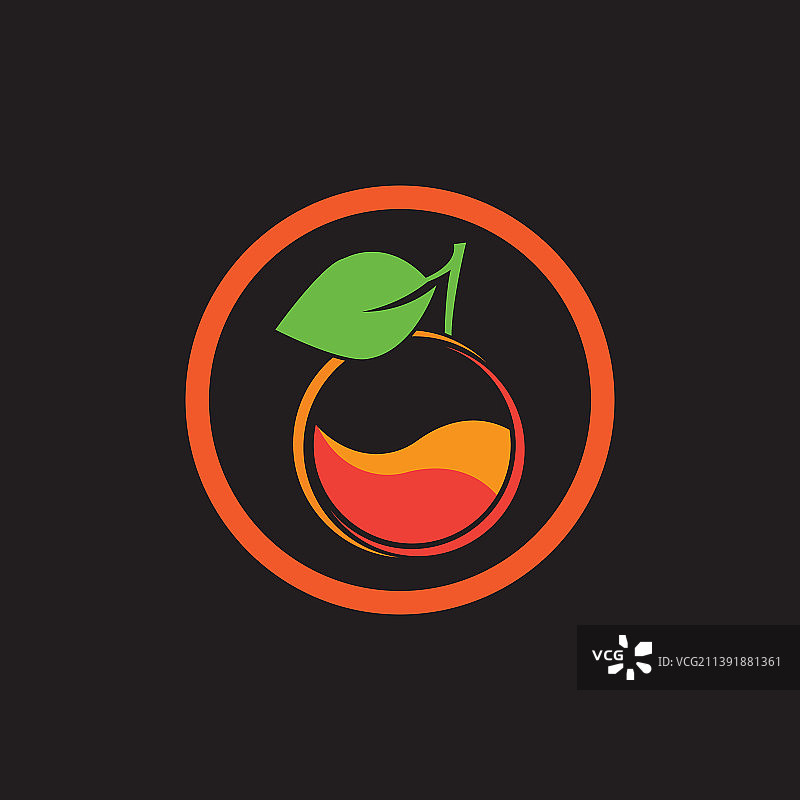 鲜榨果汁logo形象设计图片素材