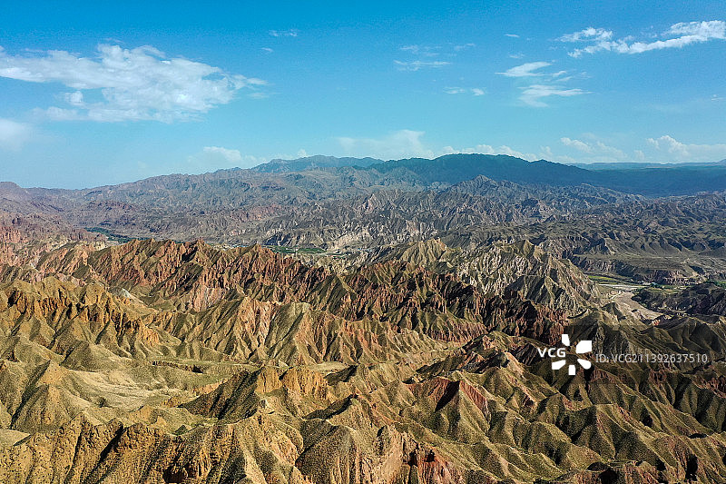 甘肃省张掖市张掖丹霞国家地质公园的重要组成部分-冰沟丹霞景区图片素材