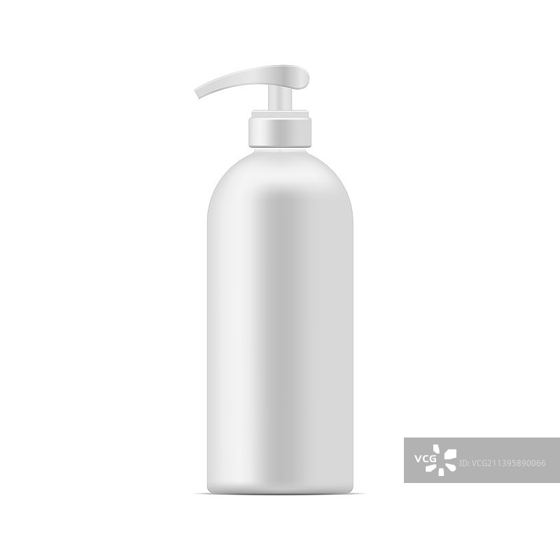 化妆品瓶空白色容器3d图片素材