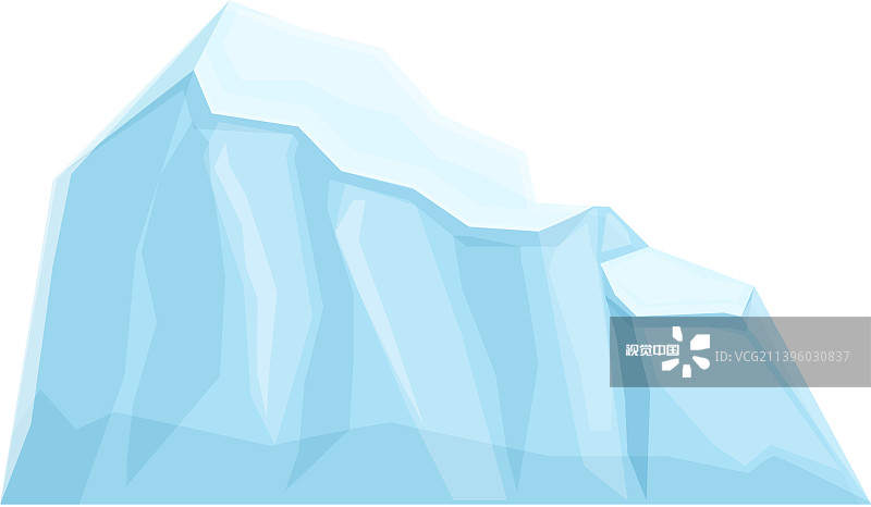 南极冰图标卡通北极冰川图片素材