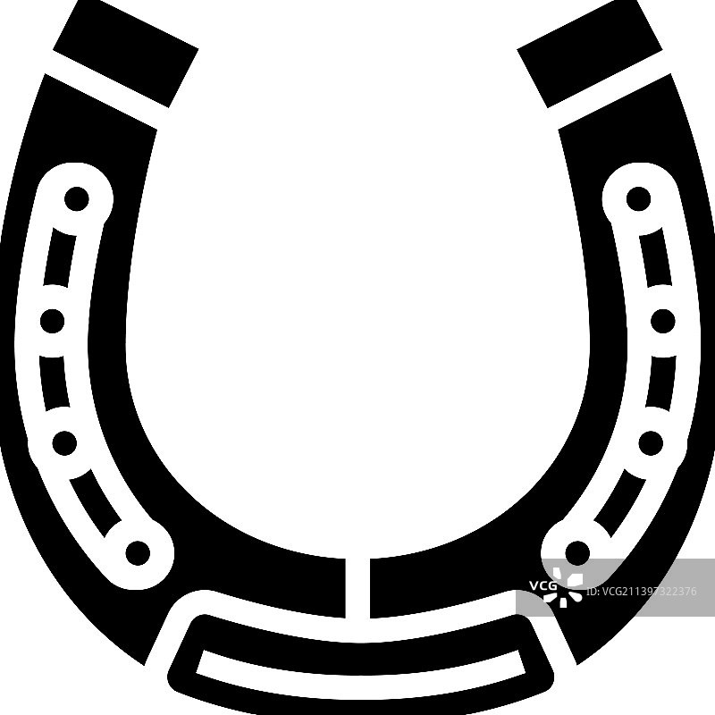 马蹄工具字形图标图片素材