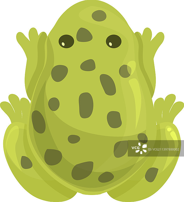 点状青蛙图标卡通动物水图片素材