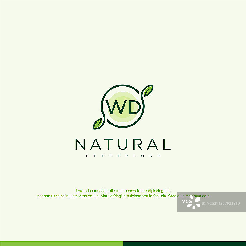 Wd初始自然logo图片素材