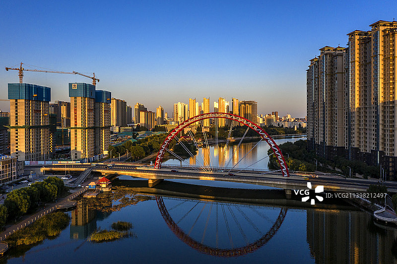 河北省秦皇岛城市建筑风光图片素材