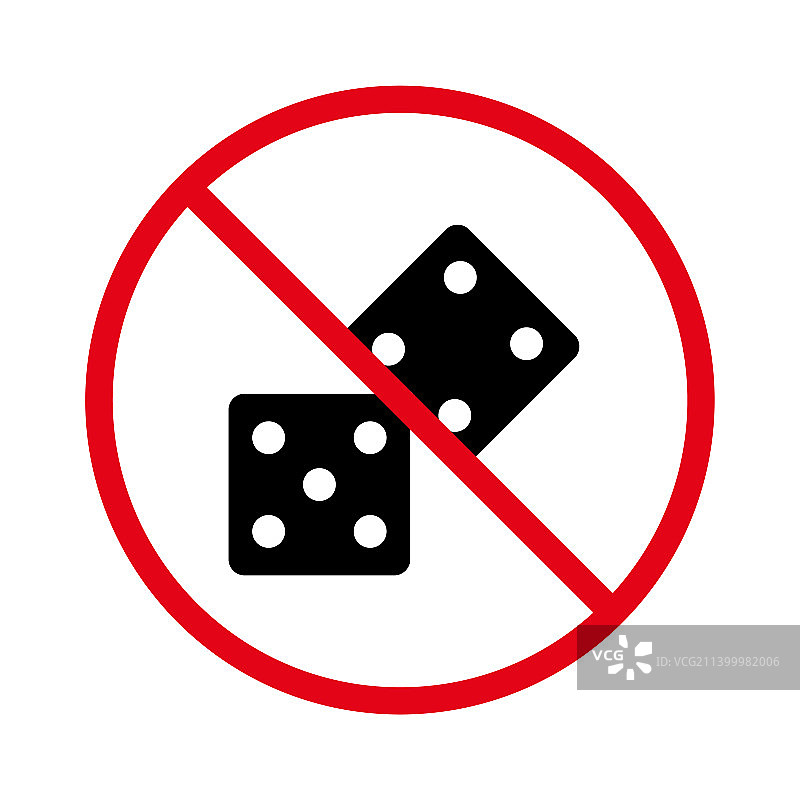 禁止掷骰子，禁止双陆棋图片素材