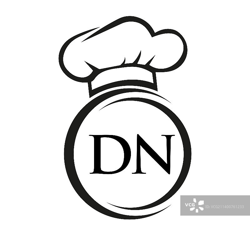 首字母dn餐厅标志模板图片素材