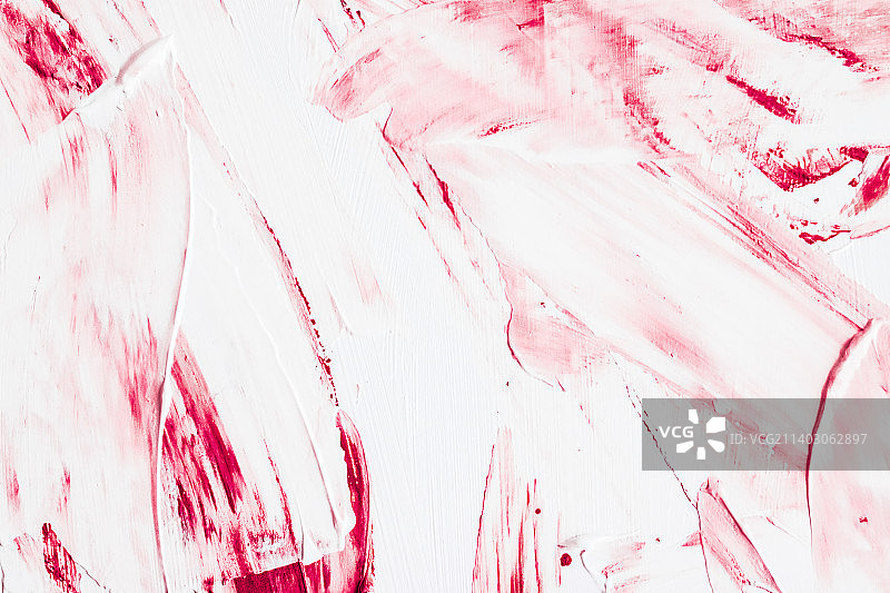 艺术抽象质感背景，粉色丙烯酸漆笔触图片素材