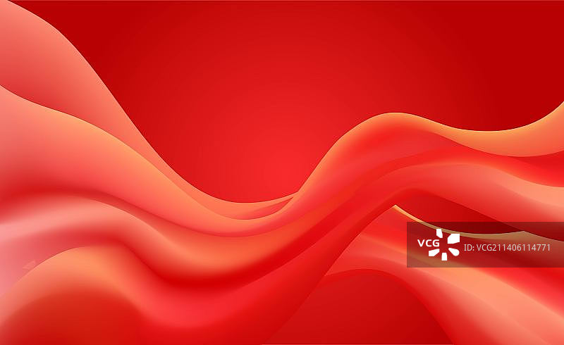 国庆节新年节日红色飘带背景海报模版图片素材
