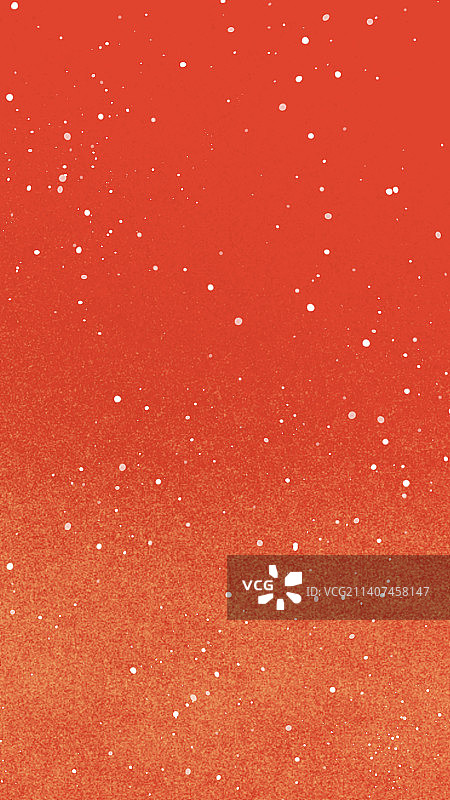 中国风喜庆红色中国传统新年节气下雪背景图片素材