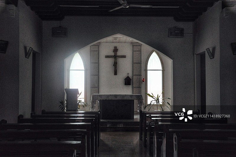 广西梧州天主教堂图片素材