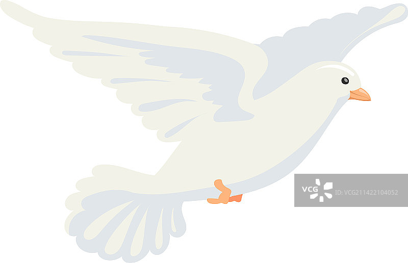 鸟飞行图标白鸽在动态卡通图片素材