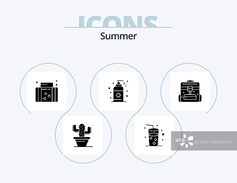 夏季字形图标包5图标设计旅行图片素材