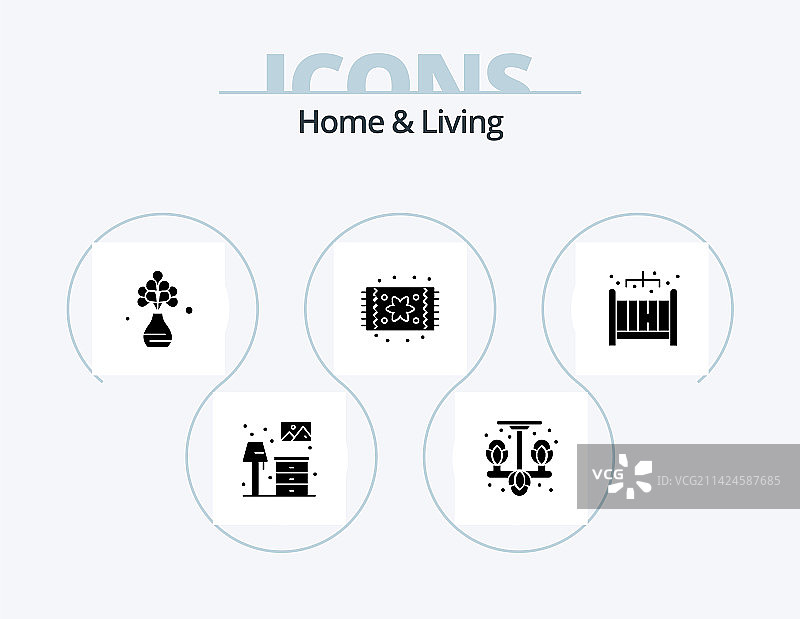 家和生活符号图标包5图标设计图片素材