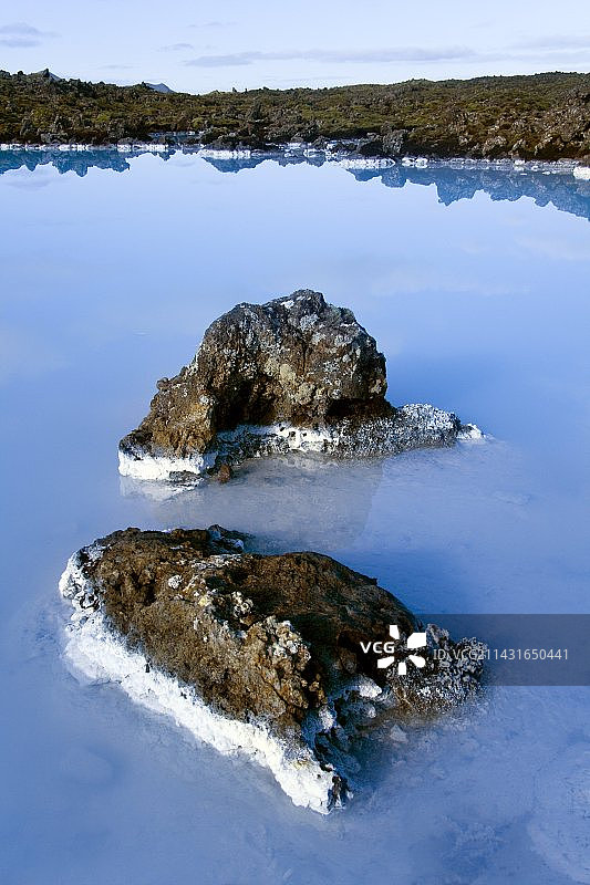 冰岛蓝礁湖图片素材