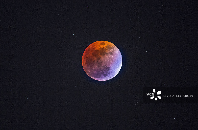 超级红月亮图片素材