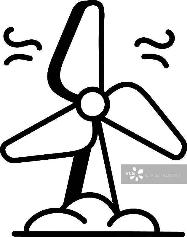 风力涡轮机图片素材
