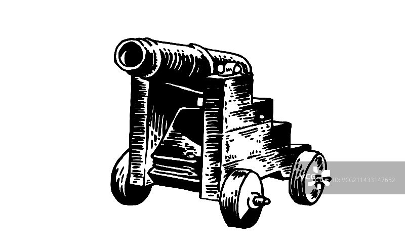 图形炮是一种孤立的火炮图片素材