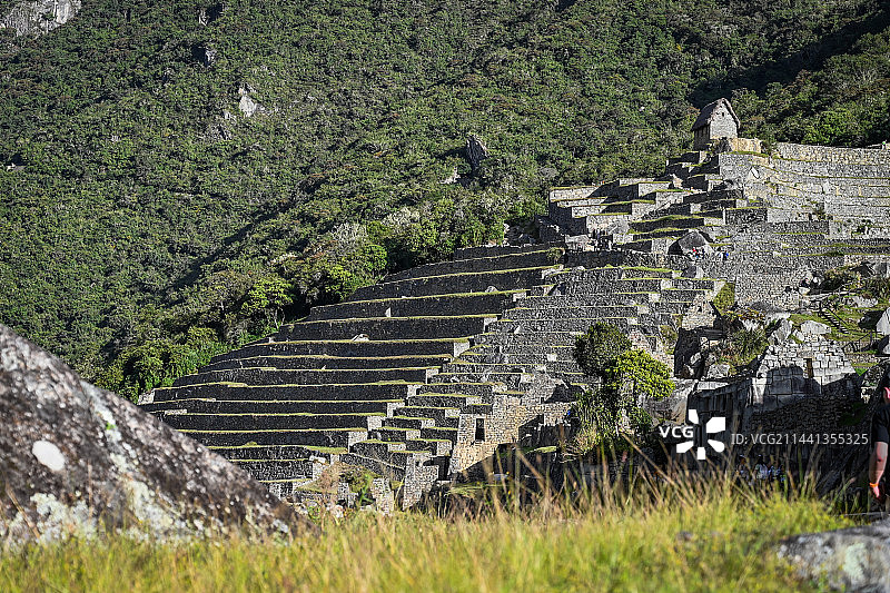 秘鲁马丘比丘 印加帝国城市遗迹 世界新七大奇迹图片素材
