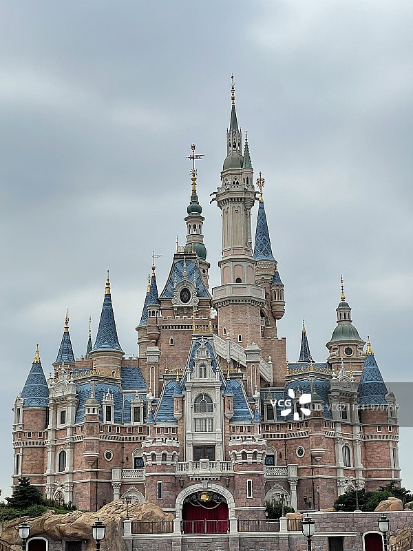 迪士尼乐园城堡 正面图片素材