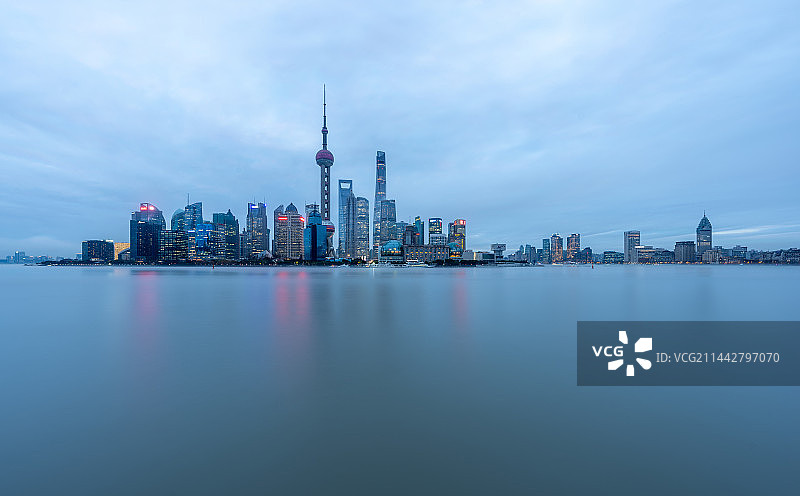 上海陆家嘴夜景图片素材