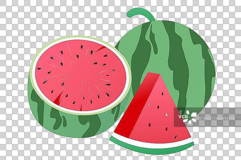 卡通季节水果西瓜图片素材