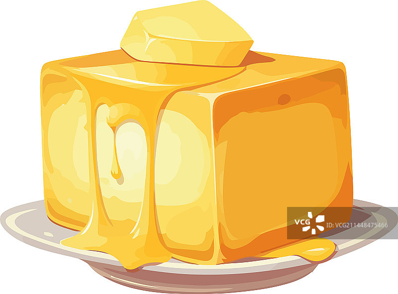黄色美食餐新鲜有机黄油图片素材