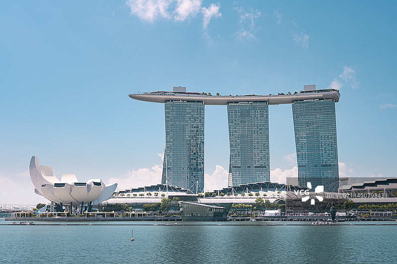 新加坡滨海湾金沙酒店图片素材