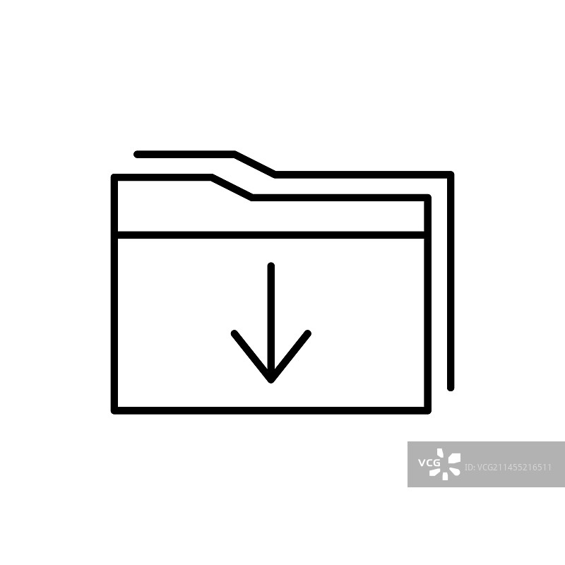 文档图标隔离在白色背景文件夹上图片素材