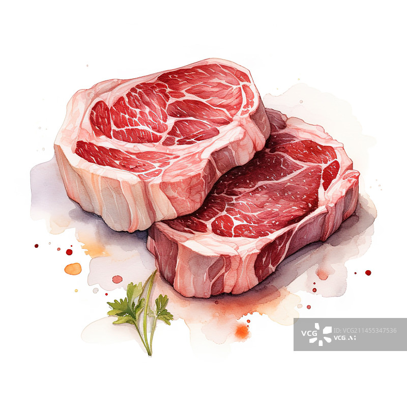 【AI数字艺术】生肉插画素材图片素材
