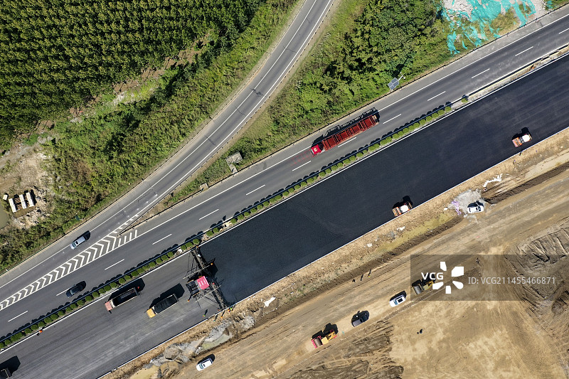 高速公路施工 重大项目推进图片素材