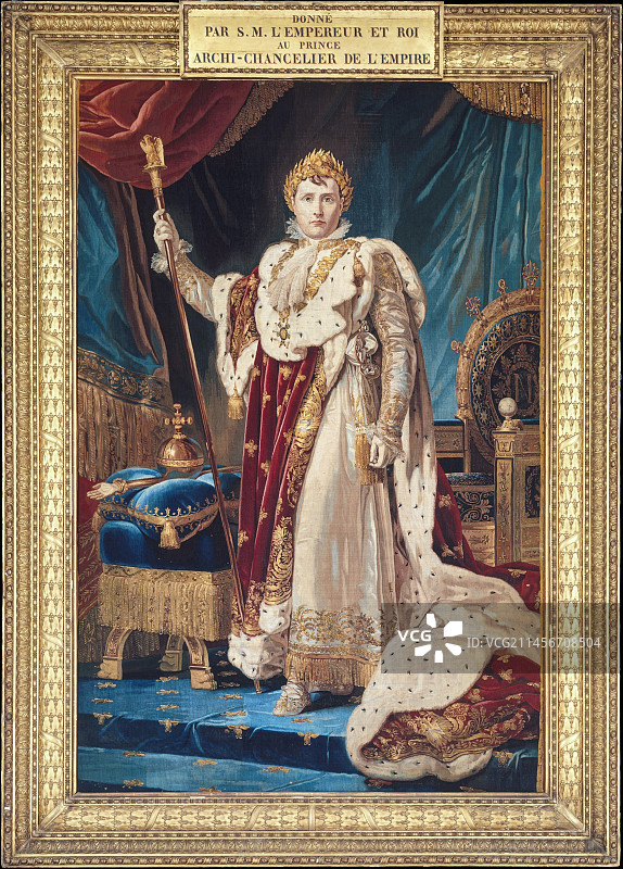 法国皇帝拿破仑·波拿巴图片素材