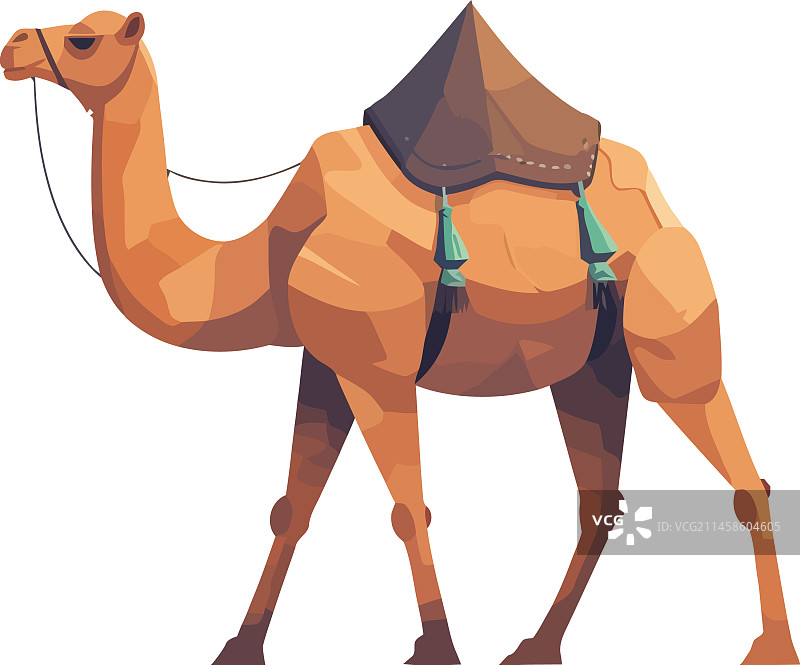 骆驼沙漠旅行图标图片素材