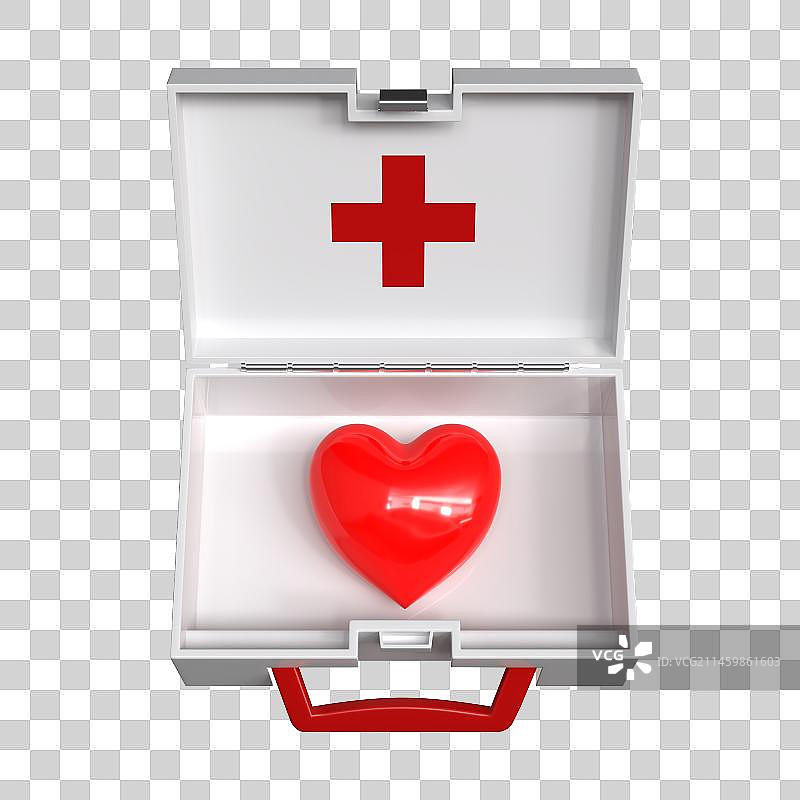 白色红十字急救箱图片素材